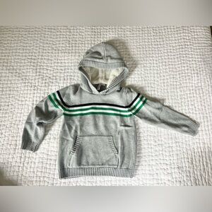 Warm Striped Kids Hoodie 🩶⭐️